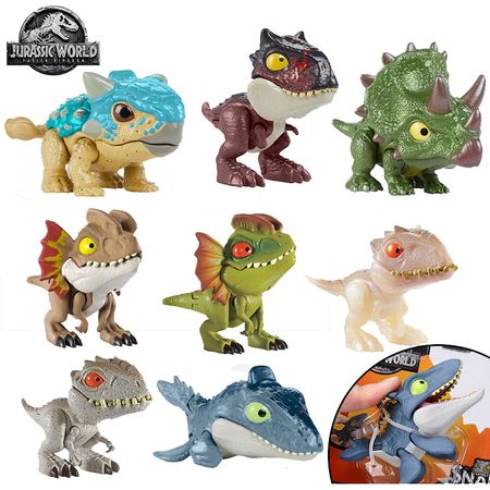 Jurassic World Dinosaurs Toys Mini Joints Tyrannosaurus Figures Boys Toys Figuras Dinosaur Toys for Children Action Figure Gifts