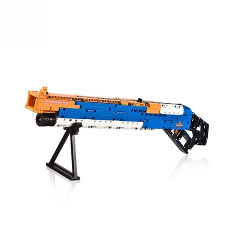 501pcs DIY Assembled Building Gun Block Toys Outdoor Simulated Shooter M1887 Model with Foam bullets Kit Gift for Boy Teenage
