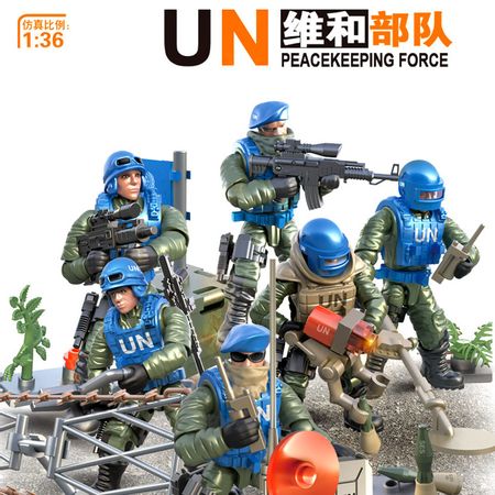 6 Style Mini Soldier Set  Figurines with Building Blocks Gun Army Compatible All Major Brands Military Series Gift for Chirldren