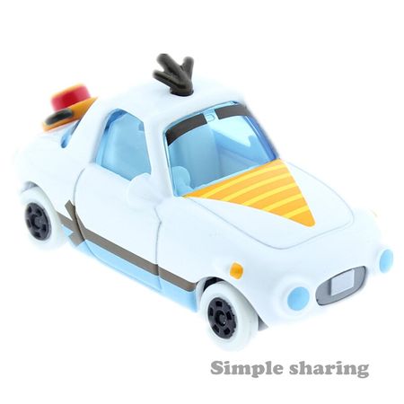 Takara Tomy Tomica Pixar Disney Car Popute Snow Princess Snowman Model Kit Diecast Miniature Kids Toys Funny Magic Baby Doll