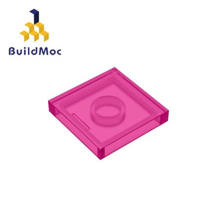 BuildMOC Compatible Assembles Particles 3068 2x2 For Building Blocks Parts DIY LOGO Educational Tech Parts Toys