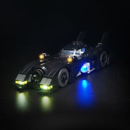 LED Light Kit Fit Lego 40433 1989 Batmobile Mini Version Car Building Blocks for Light Up Your Blocks Toy (only Light )