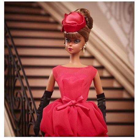 New Authentic Barbie Doll Collector's Edition 2 red skirts Barbie Collector CGT26 Girl Gift Birthday Gift