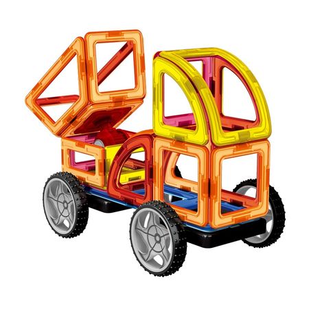 Big Size Engineering vehicle Magnetic Blocks Contructor DIY Magnets Building Blocks Educational Designer Block Toys For Children