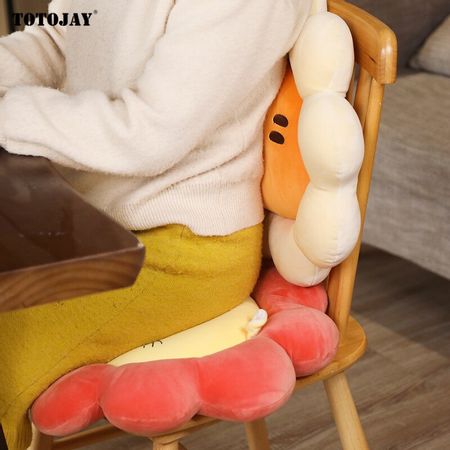 50CM Kawaii Flower Plush Pillow Toy Soft Cartoon Unicorn Cat Bear Stuffed Doll Avocado Carrot Doll Chair Cushion Sofa Bed Decor