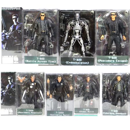 Endoskeleton Figure NECA The Terminator Figure 2 T-800 T-1000 Action Figure PVC Collectable Model Toy Gift 18cm