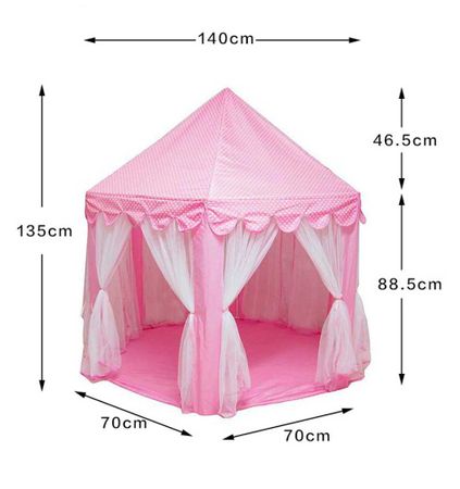 Girls Toys Kids Tent Pink Child Tent Girl Tipi Enfant Play Game Teepee Little House Baby Campaign House Princess Children's Tent