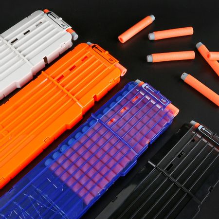 18 Orange Reload Clip For Nerf Magazine Round Darts Replacement Toy Gun Soft Bullet Clip For Nerf Blaster