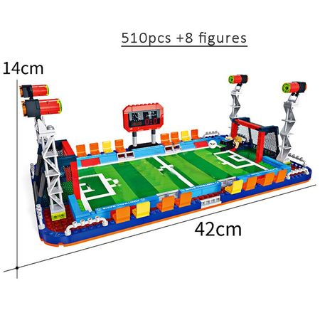 Constructor Fit Lego City Base plate Bricks Friends Technic Creator Football Fields Soccer Players Building Blocks Toys