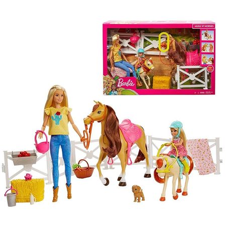 Original barbie doll barbie luxury stable girl princess outing toy children gift game set birthday gift FXH15