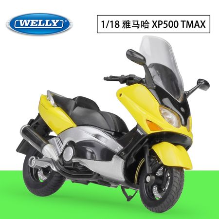 1:18 WELLY Motorcycle 2001 YAMAHA XP500 TMAX Metal Diecast Alloy Model Toys Gift
