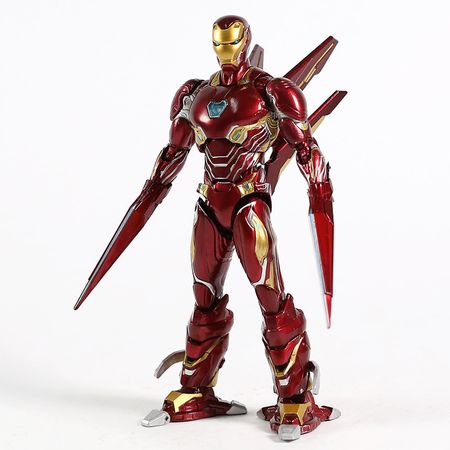 NEW Hot Marvel Avengers IRON MAN MK50 NANO WEAPON SET Infinity War Action Figures Model Toys