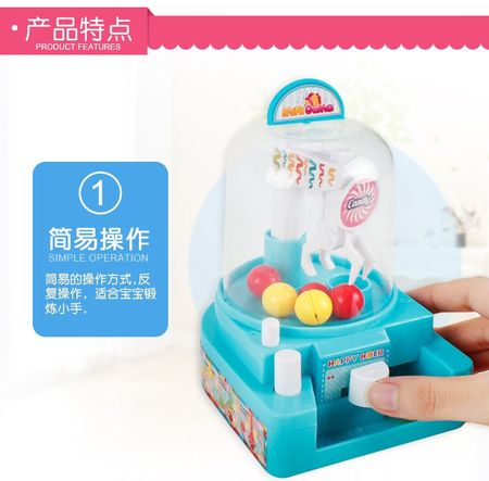 Popular Mini candy machine game toys funny catch egg machine Educational toys for kids and kindergarten children