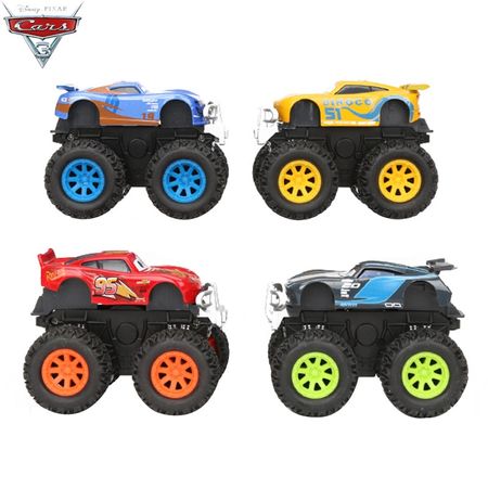 Disney Pixar Cars 3 Big Foot Metal Diecast Car Toy Lightning McQueen Jackson Storm Curz Mater Giant Wheels Cars Model Toys Gift