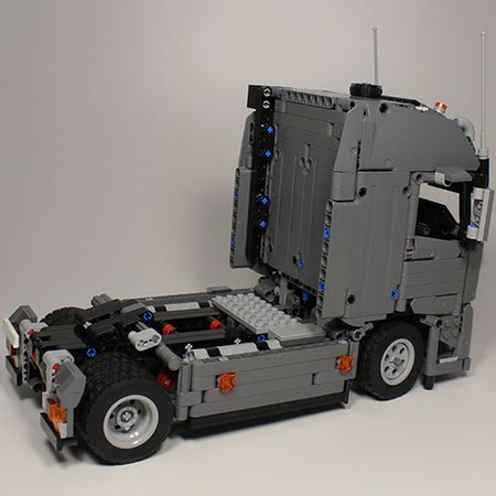 BuildMoc 37849 Technic Engineering FH tractor unit Building Blocks Vehicle Car Bricks Set Educational DIY Toys for Children Boys