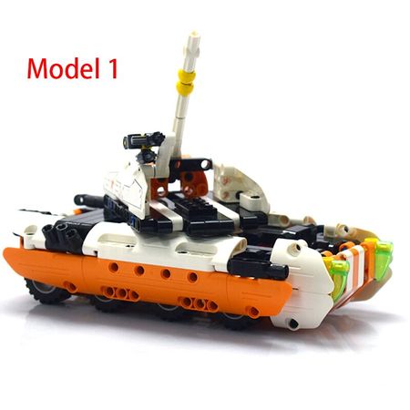 Cada 2 in 1 Deformation Robot Wheeld Tank Model Building Blocks Technic DIY Bricks Sets Education Toys for Children