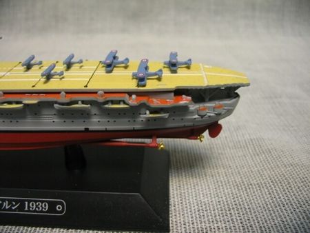 1:1100 1939 Aircraft Carrier USS Bearn Warship Model