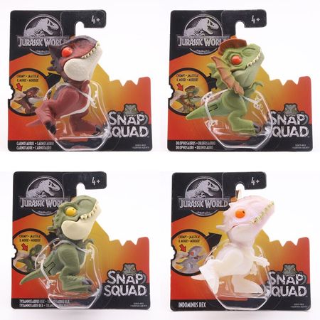 Original Jurassic World Minifingers Dinosaur Action Figure Movable Joint Simulation Model Toy for Children Halloween Figma Gift