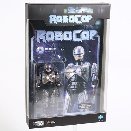 Hiya Toys 1/18th ROBOCOP: Battle Damage ROBOCOP Collectible Action Figure Dolls