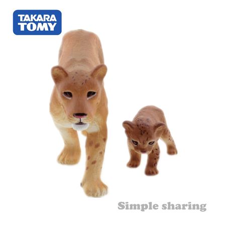 Takara Tomy Tomica Ania Animal Adventure As 17 Lioness Figure Model Kit Diecast Resin Baby Toys Funny Magic Kids Bauble