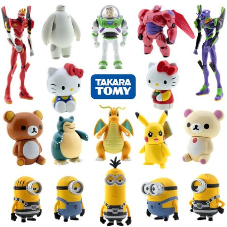 Takara Tomy Tomica Alloy Anime Figure Model Kit Hot Baby Toys Miniature Kids Puppets Diecast Dolls For Children