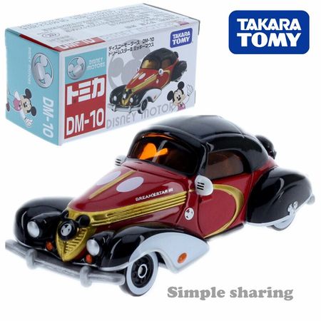 Takara Tomy Tomica Disney Motors DM 10 Dream Star 3 Mickey Diecast Miniature Car Hot Pop Baby Toys For Children Funny Dolls