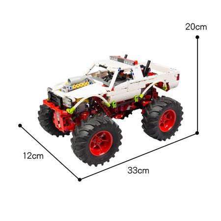 Bigfoot Monster Racing off-road vehicle jeep Truck fit technic Building Block Brick Toy christmas birthday gift