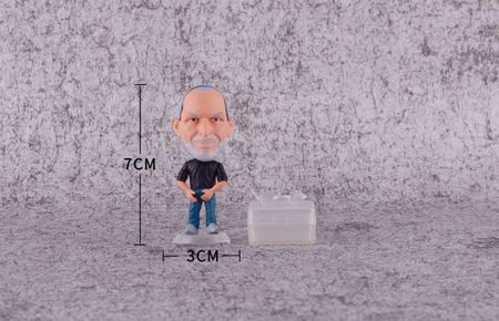 APPLE Cute version Steve Jobs Figure Model Dolls Toys 8cm
