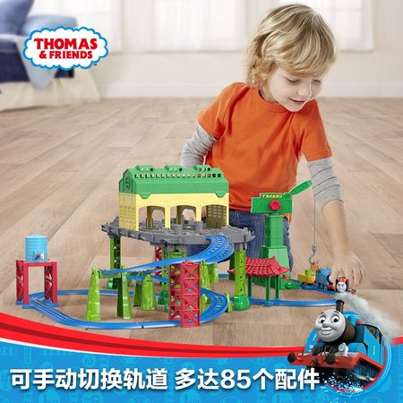 Thomas And Friends Deluxe Depot Track Set Die-Cast Metal Train Model Collectible Railway Toys Children's Birthday Gift