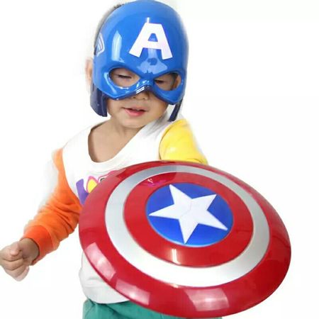 The Avenger Super Hero Cosplay captain america Steve Rogers figure Light-Emitting & Sound Cosplay property Toy Avenger