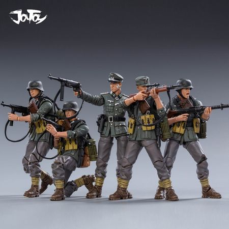 JOYTOY 1/18 Figure WWII Mountain Division Wehrmacht  Soldiers Collectible Toy Military Model Christmas Gift