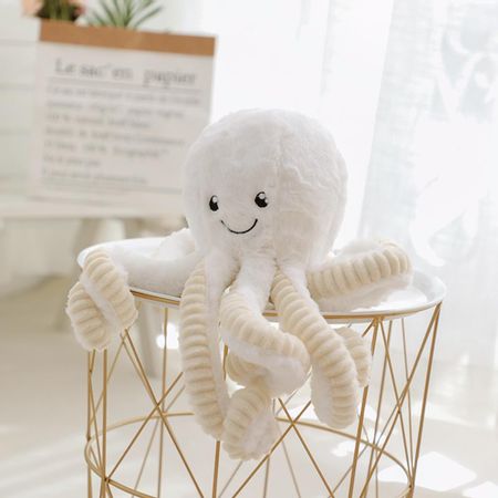 80cm Big Lovely Octopus Plush Stuffed Doll Soft Kawaii Animal Plush Toys Home Accessories Cute Doll Girls Children Best Gifts
