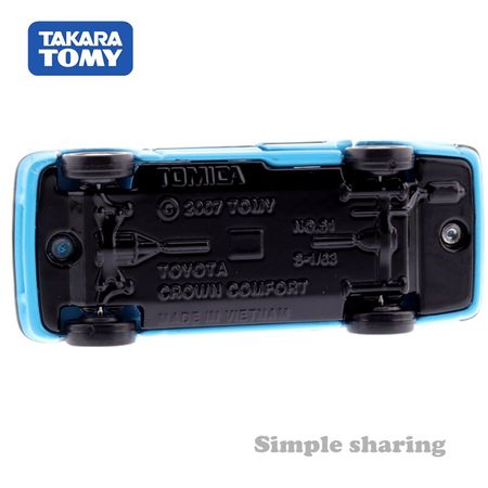Takara Tomy Tomica Toyota Crown Comfort Taxi Blue Miniature Car Hot Pop Kids Toys Motor Vehicle Diecast Metal Model