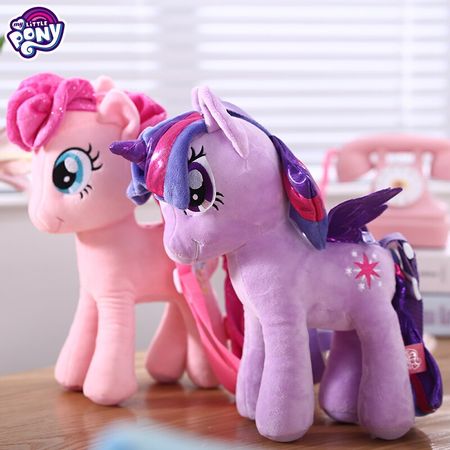 My Little Pony Plush Cute Toy Pacifying Doll Lovely Inclined Shoulder Bag kawaii plush Toys for Children Unicorns Kids Gifts