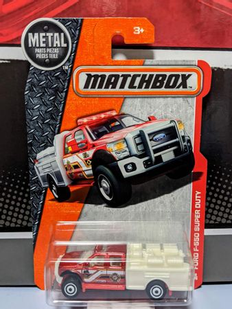 Matchbox Ford F-550 Super Duty fire truck movie Collector Edition Metal Diecast Model  Kids Toys Collect collect  transportation