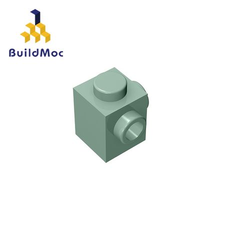 BuildMOC Compatible Assembles Particles 26604 1x1 For Building Blocks Parts DIY LOGO Educational Tech Parts Toys