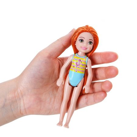 Original Club Chelsea Barbie Dolls Mini Pocket Barbie Baby Toys for Girls Summer Play Beach Juguetes Dolls for Girl Swimsuit Set