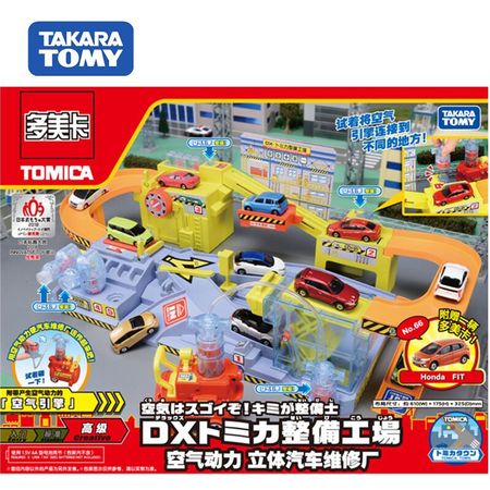 Takara Tomy Tomica Aerodynamic Stereo Repair Shop Model Kit Diecast Miniature Baby Toys  Hot Pop Funny Kids Dolls