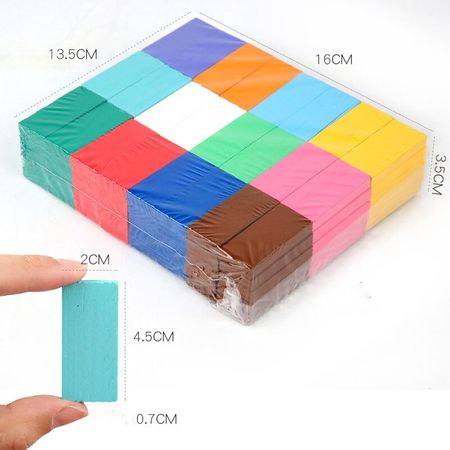 120-480 pcs Colourful Domino Toys Children Wooden Toys Early Eductional Learning Dominoes Games Kids Toys Building Blocks Gift