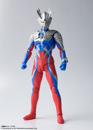 SHF Anime Ultraman Zero Articulated Collection Action Figure Model Toys