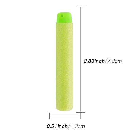 100PCS Darts For Nerf Zombie oft Hollow Hole Head 7.2cm Refill Darts Toy Gun Bullets for Nerf Series Blasters Xmas Gift