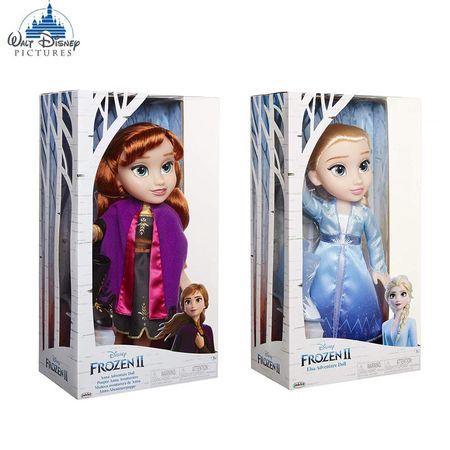 Disney 40cm Boxed Salon Doll Handmade Handmade Princess Frozen 2 Aishana Doll's Birthday and Collection Gifts for Girls