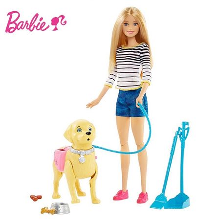 Original Barbie Doll Dog pet SetReborn Baby dolls Toys Hatching dolls Boneca Fashionista Gir Princess toys for children Gift