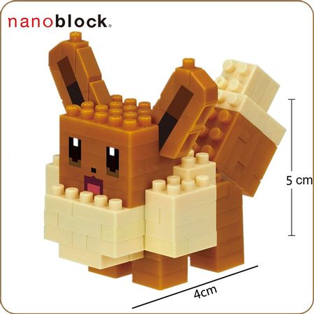 Nanoblock Pokemon Pikachu NBPM_041 QUEST EIEVUI 120pcs Anime Cartoon Diamond mini micro Block Building Blocks Bricks Toys Games