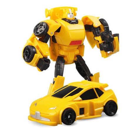 Yellow car Robot