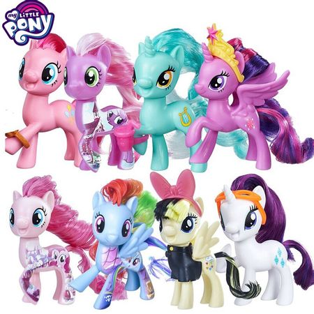 Genuine My Little Pony Toys Anime Figure Dolls Bebe Toys for Girls  Action Figure Juguetes Rainbow Dash Toys for Children Gift