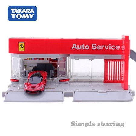 Takara TOMY TOMICA Auto Service Building City Model Kit Diecast Educational Funny Magic Kids Dolls Hot Pop Baby Toys Mould
