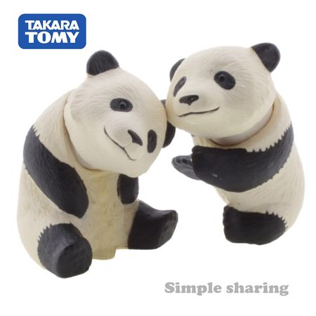 Takara Tomy Tomica Ania As 23 Giant Panda Mould Hot Pop Baby Toys Diecast Miniature Kids Dolls