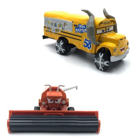 Disney Pixar 23 Toys Lightning Mcqueen Jackson Storm Uncle Cruise Mack Truck 1:55 Pressure Model Car Children's Toys