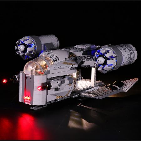 Vonado LED Light Kit Fit Lego 75292 Mandalorian: Razor Crown Building Blocks for Light Up Your Blocks Toy (only Light )